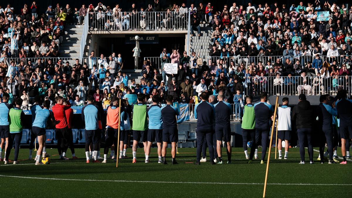 El martes habrá un nuevo entrenamiento a puerta abierta del Málaga CF.