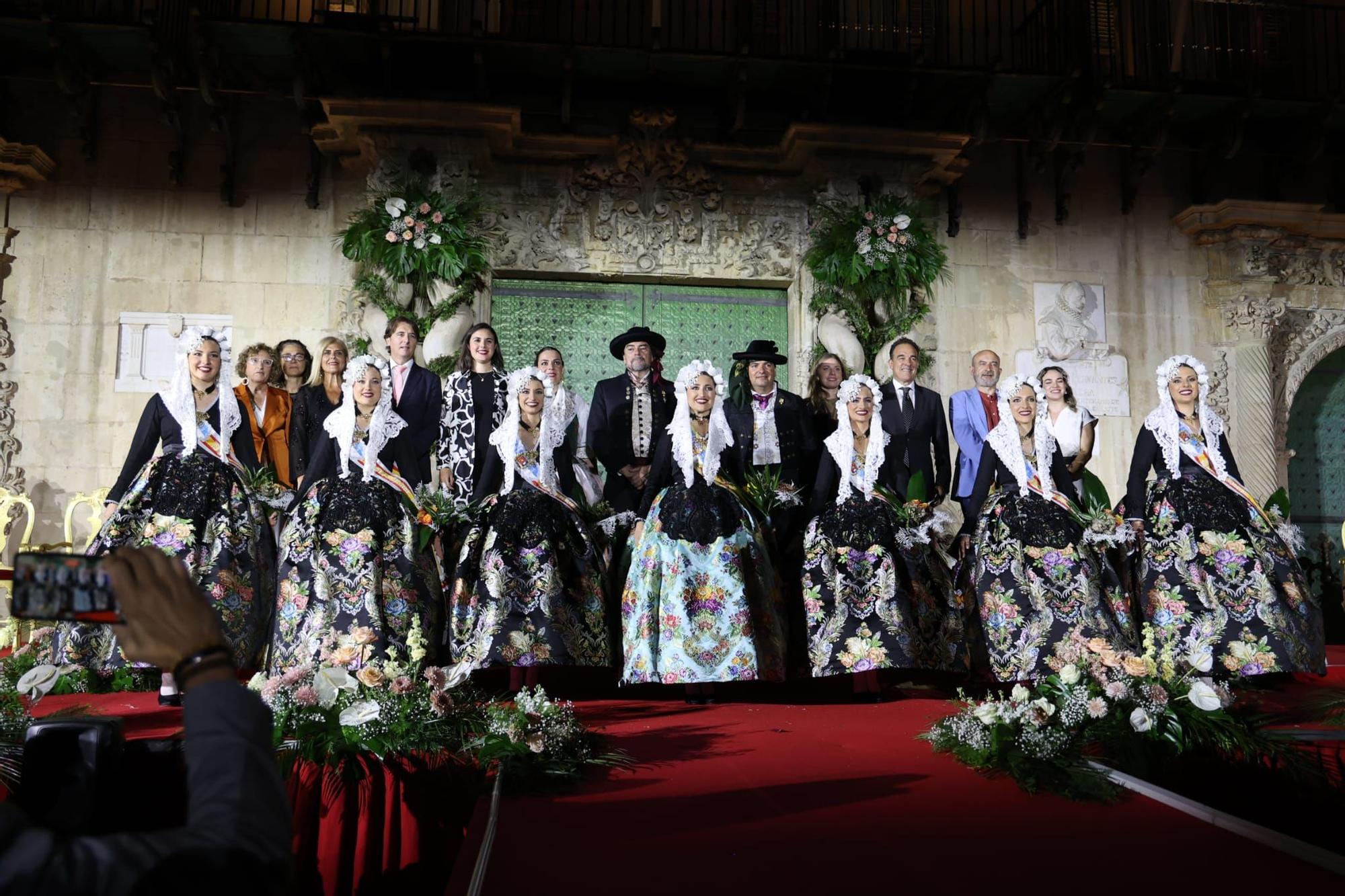 Las Hogueras de Alicante ya tienen proclamadas a la Bellea del Foc y a sus damas de honor
