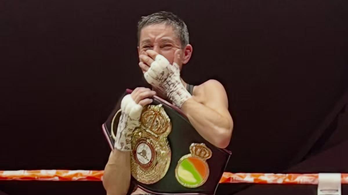 Isabel Rivero, después de ganar en Valladolid