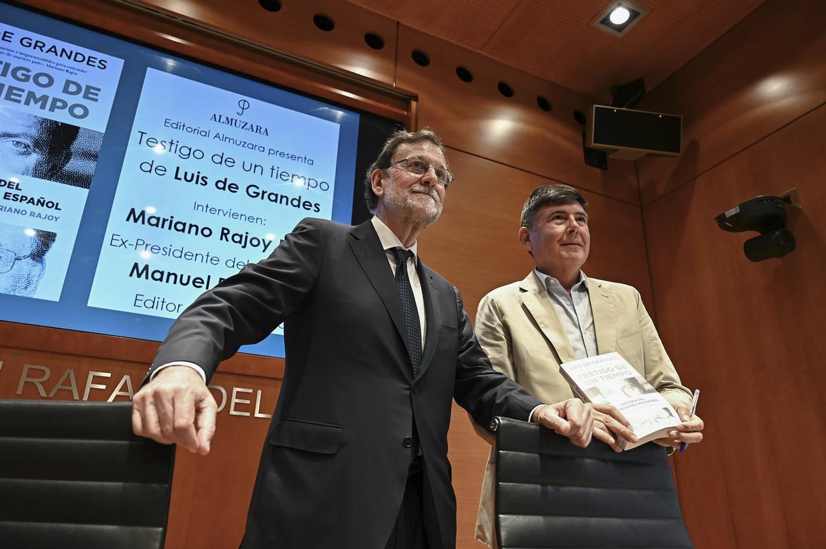 El expresidente del Gobierno y del Partido Popular Mariano Rajoy.