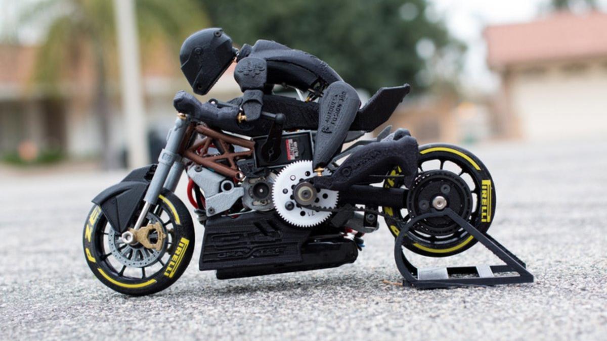 motocicleta 3D