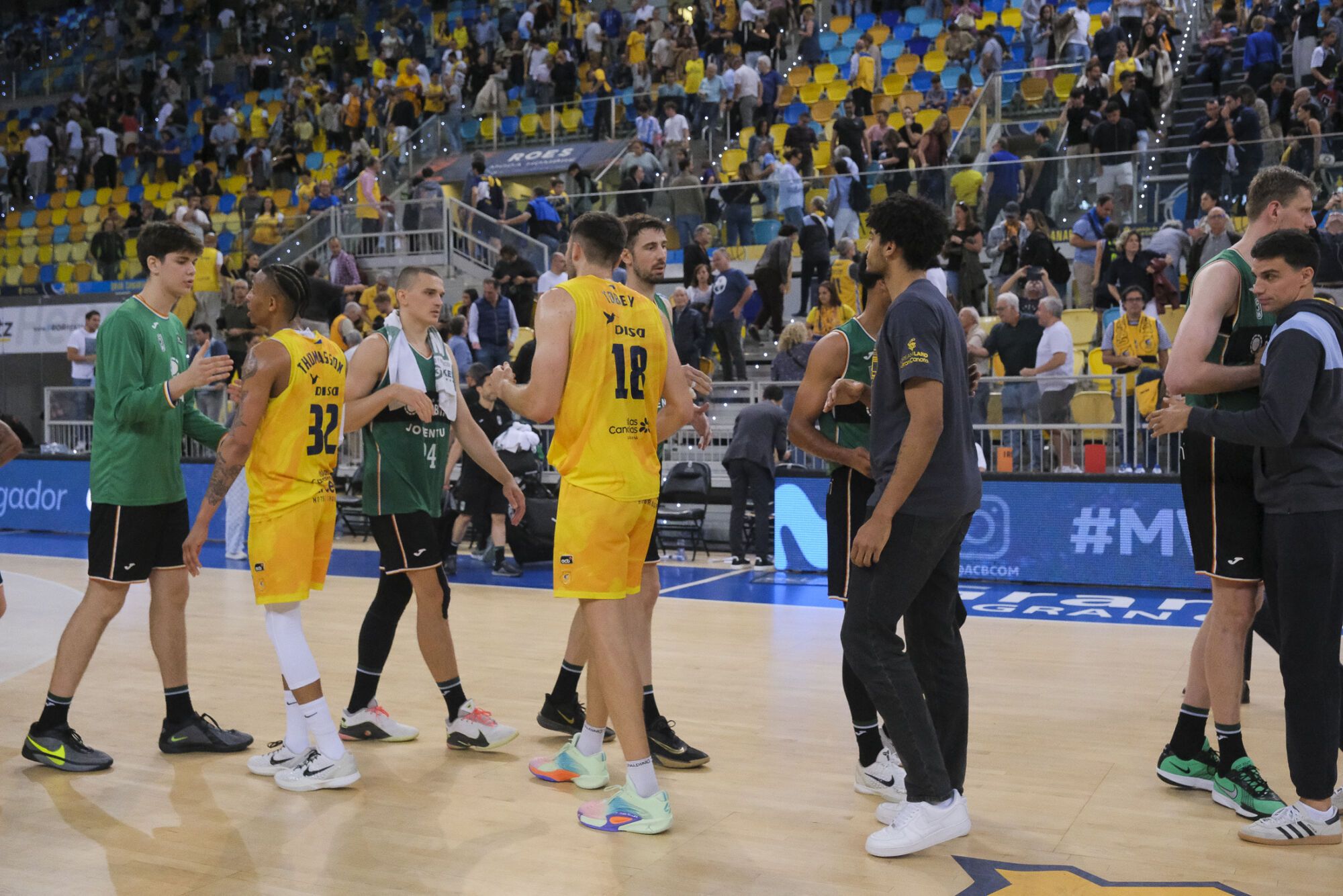 El partido CB Gran Canaria-Joventut, en imágenes