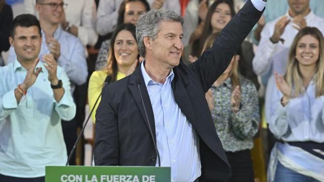 Alberto Núñez Feijóo, ahir a Roquetas de Mar.z Feijóo, president del PP, en un acte del partit a Roquetas de Mar (Almeria), el 29 d’abril del 2026 | CARLOS BARBA / EFE