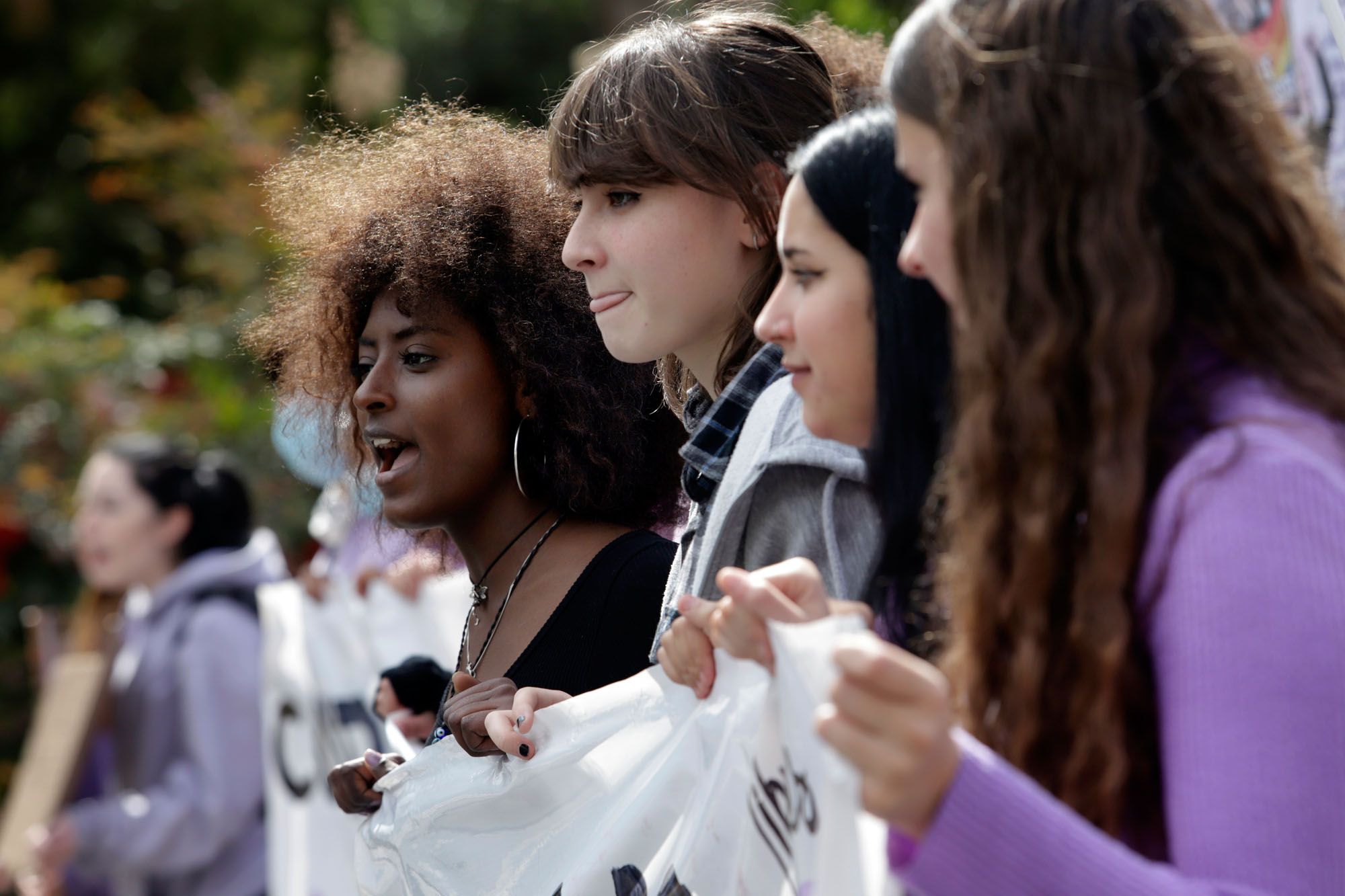 8M en Málaga | Las imágenes de la manifestación estudiantil por el Día de la Mujer