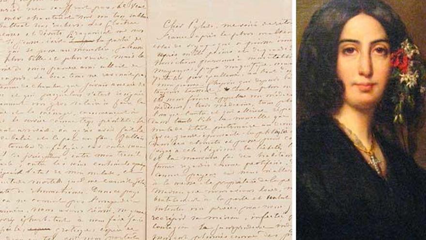 Subastada por 23.400 euros la carta más dura de George Sand contra Mallorca