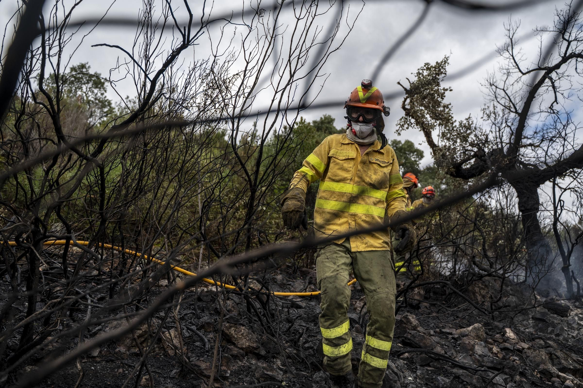 Las imágenes del incendio de este viernes en Cáceres