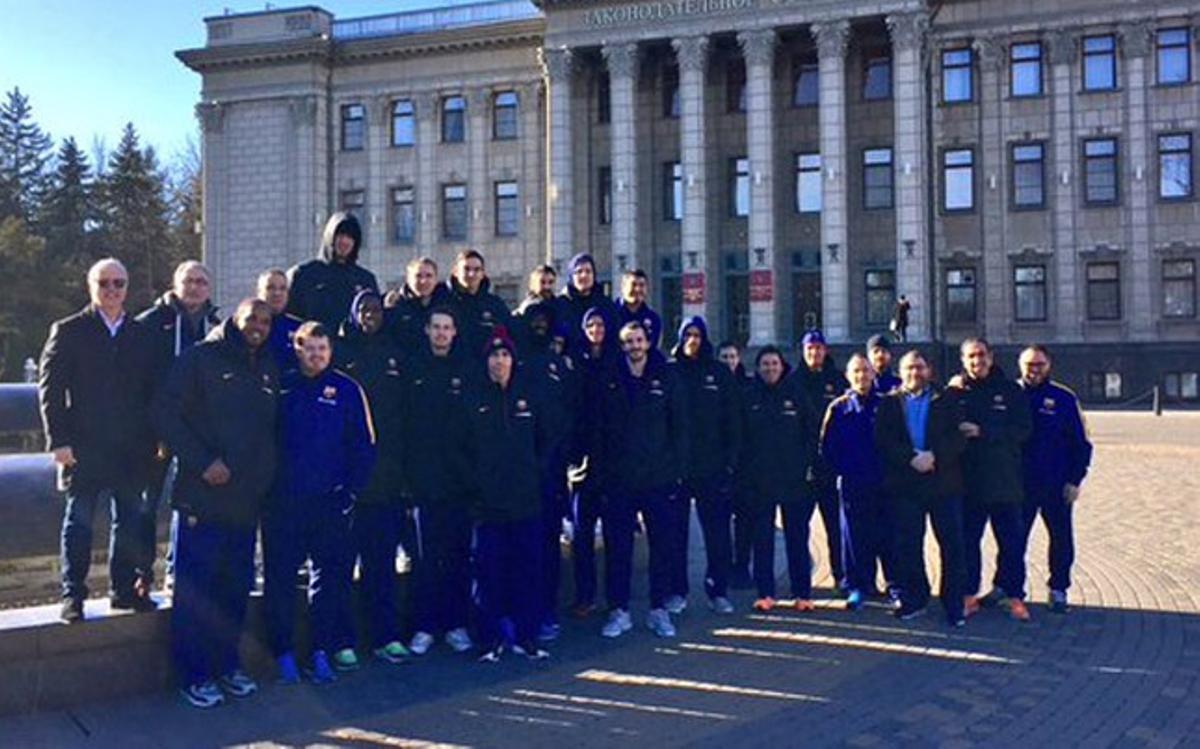 El Barça vivió una aventura en Krasnodar