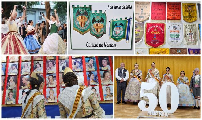 La fiesta de los 50 años de la falla Calvo Acacio