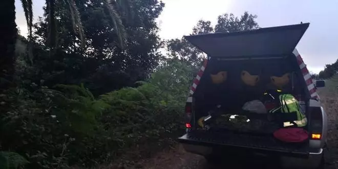 Rescatan a un hombre tras pasar varios días en un barranco de La Gomera
