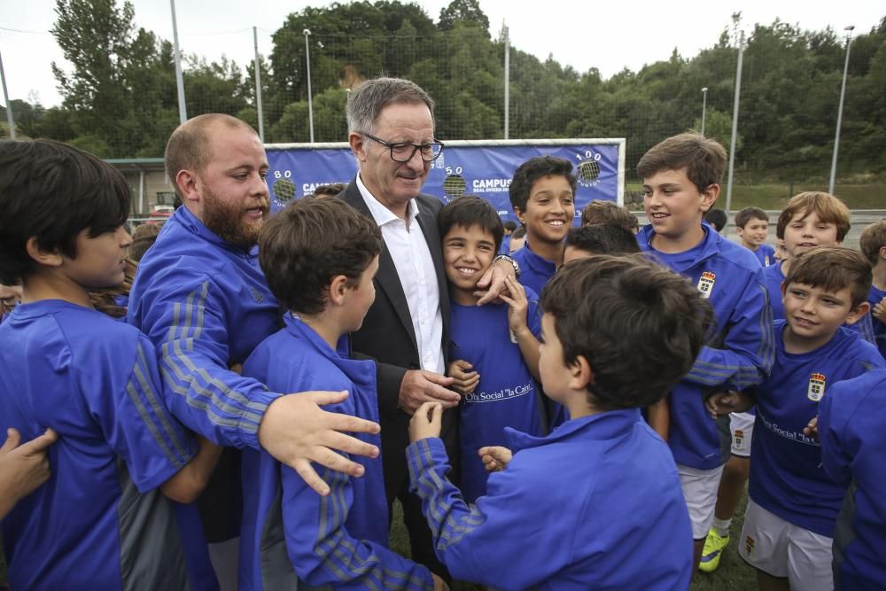 Presentación de Anquela como entrenador del Oviedo