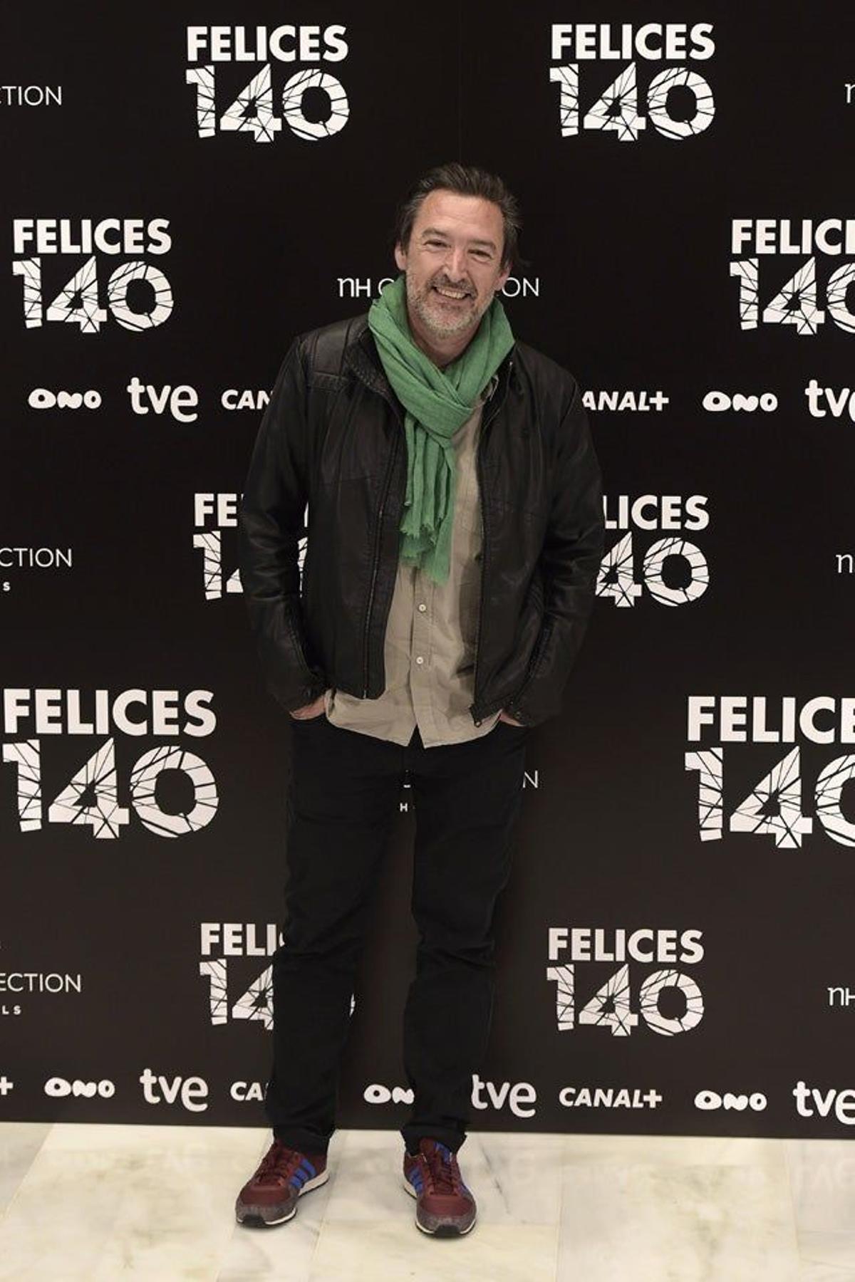Ginés García, en la presentación de 'Felices 140'