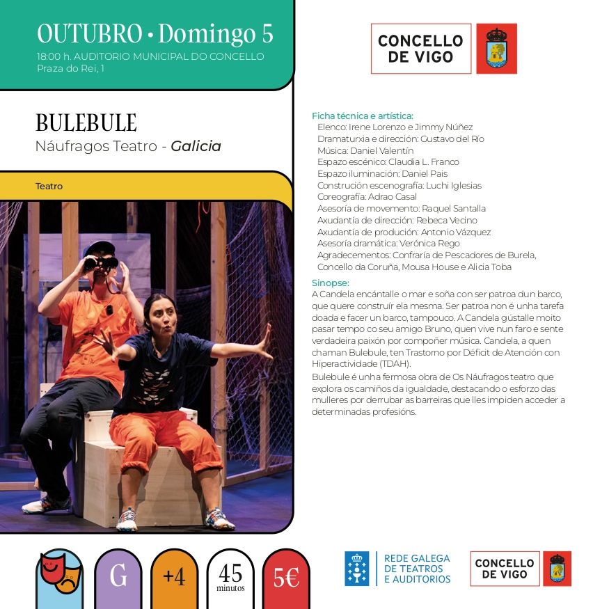 Ficha de «Bulebule» de VigoCultura 2025