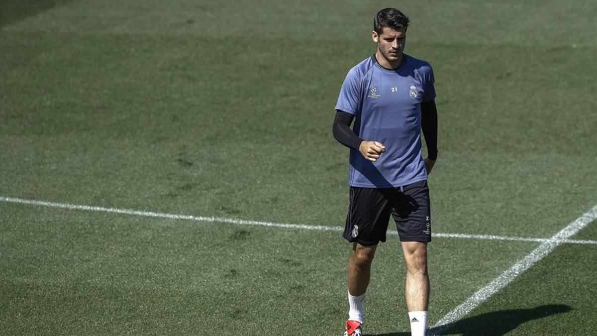 Morata no tenía previsto acudir el lunes a Valdebebas