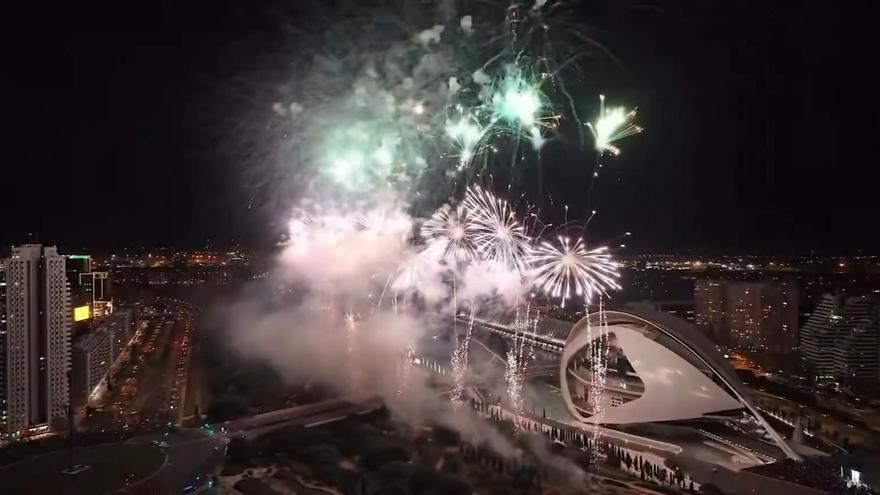 Los castillos de Añó Nuevo en València, a vista de dron