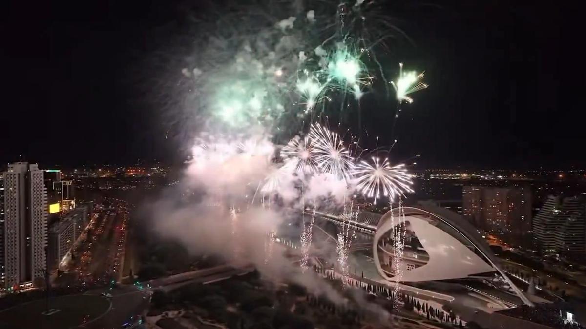 Los castillos de Añó Nuevo en València, a vista de dron
