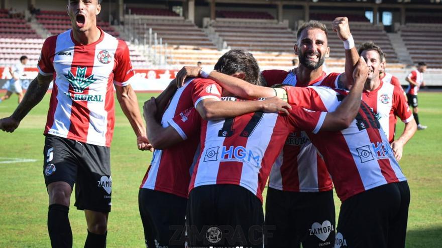 Celebración del Zamora CF