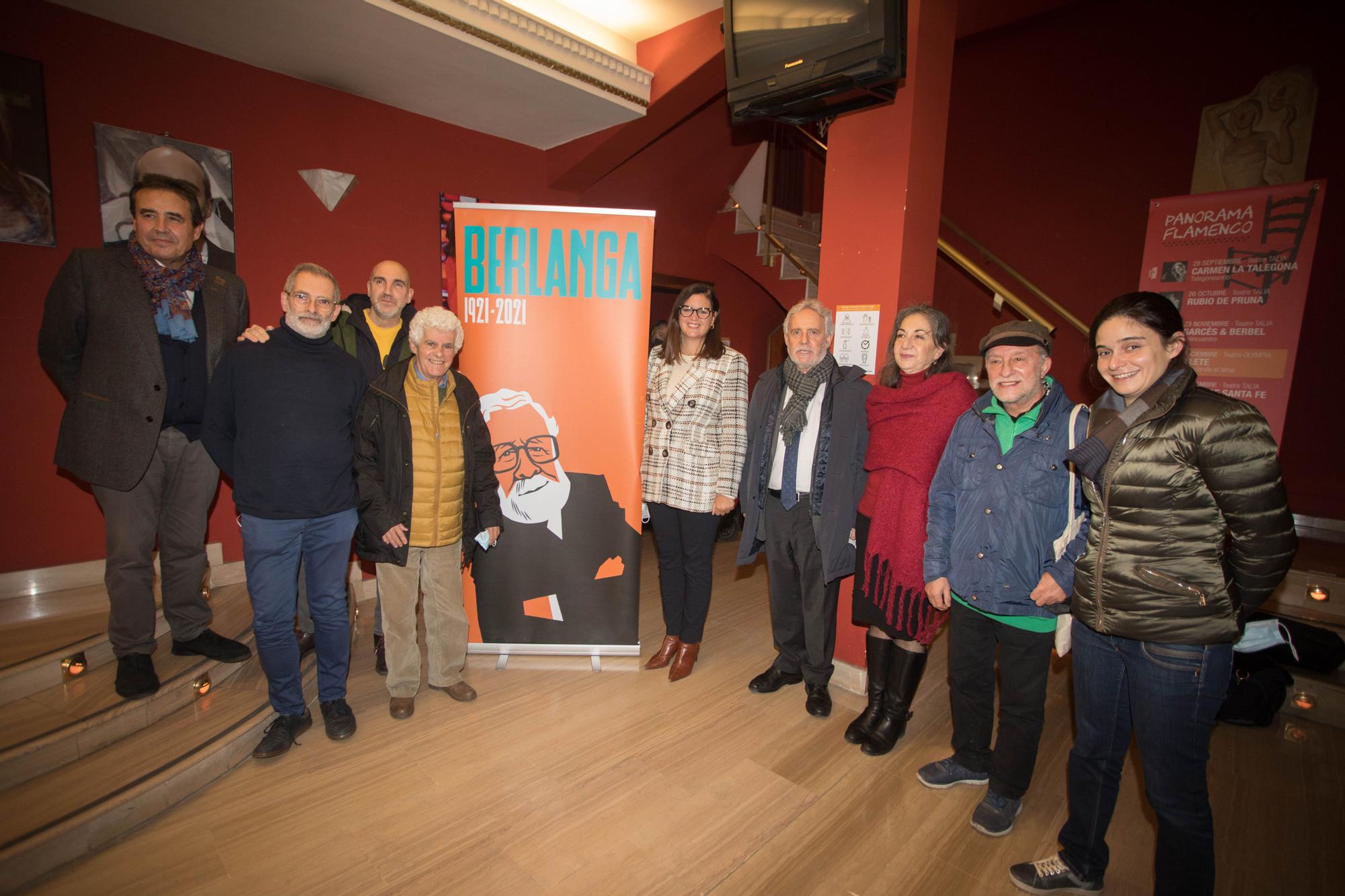 Encuentro cultural sobre Berlanga y las Fallas, organizado por Levante-EMV en el Teatro Talía.