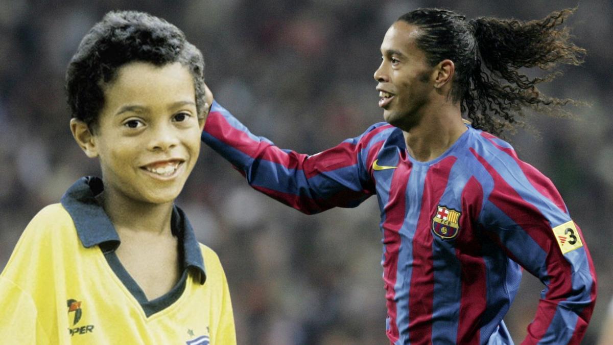 Así fue la infancia de Ronaldinho