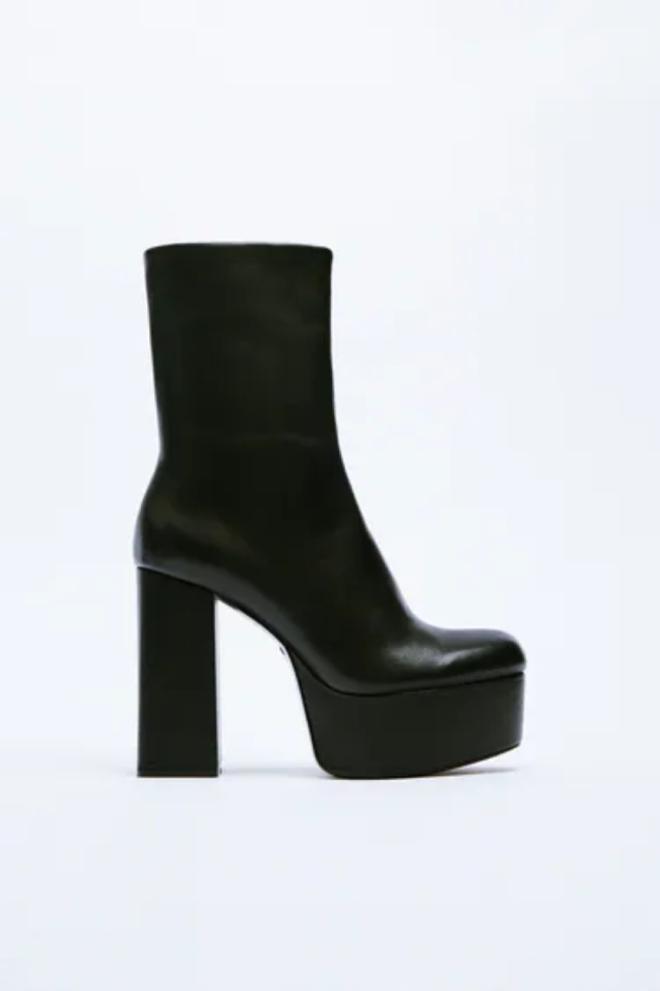 Botas con plataforma de Zara