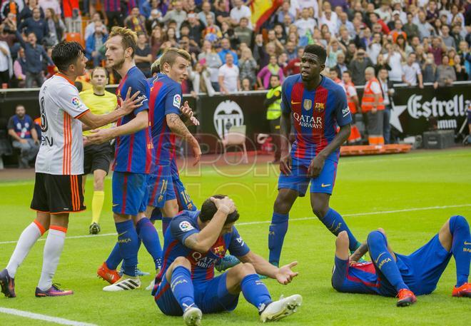 Las imágenes del Valencia, 2 - FC Barcelona, 3