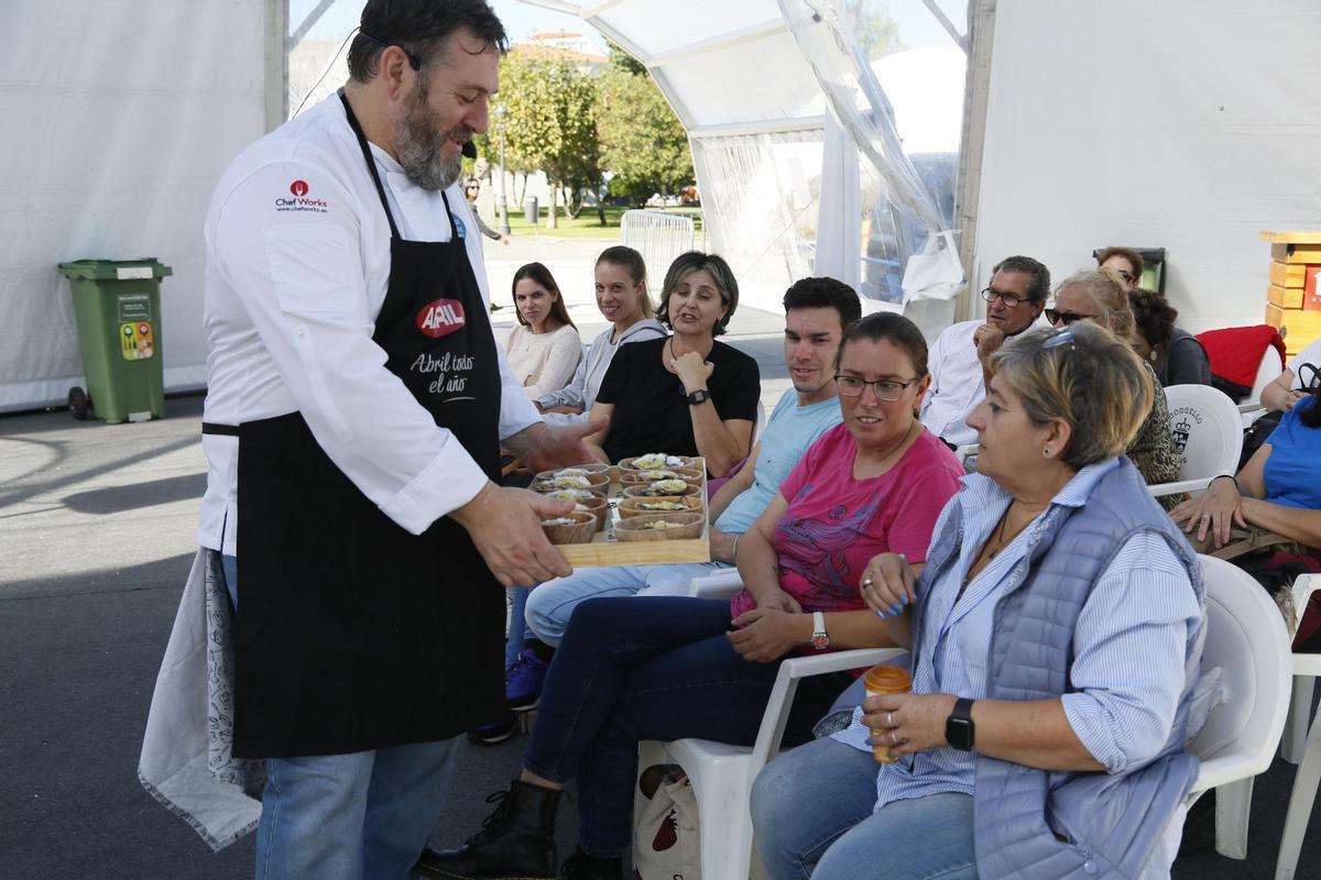 Miguel Mosteiro en la anterior edición de "La Cocina del Mar".