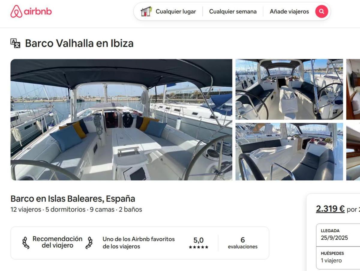 El número de registro turístico, coladero para anuncios ilegales en las Pitiusas