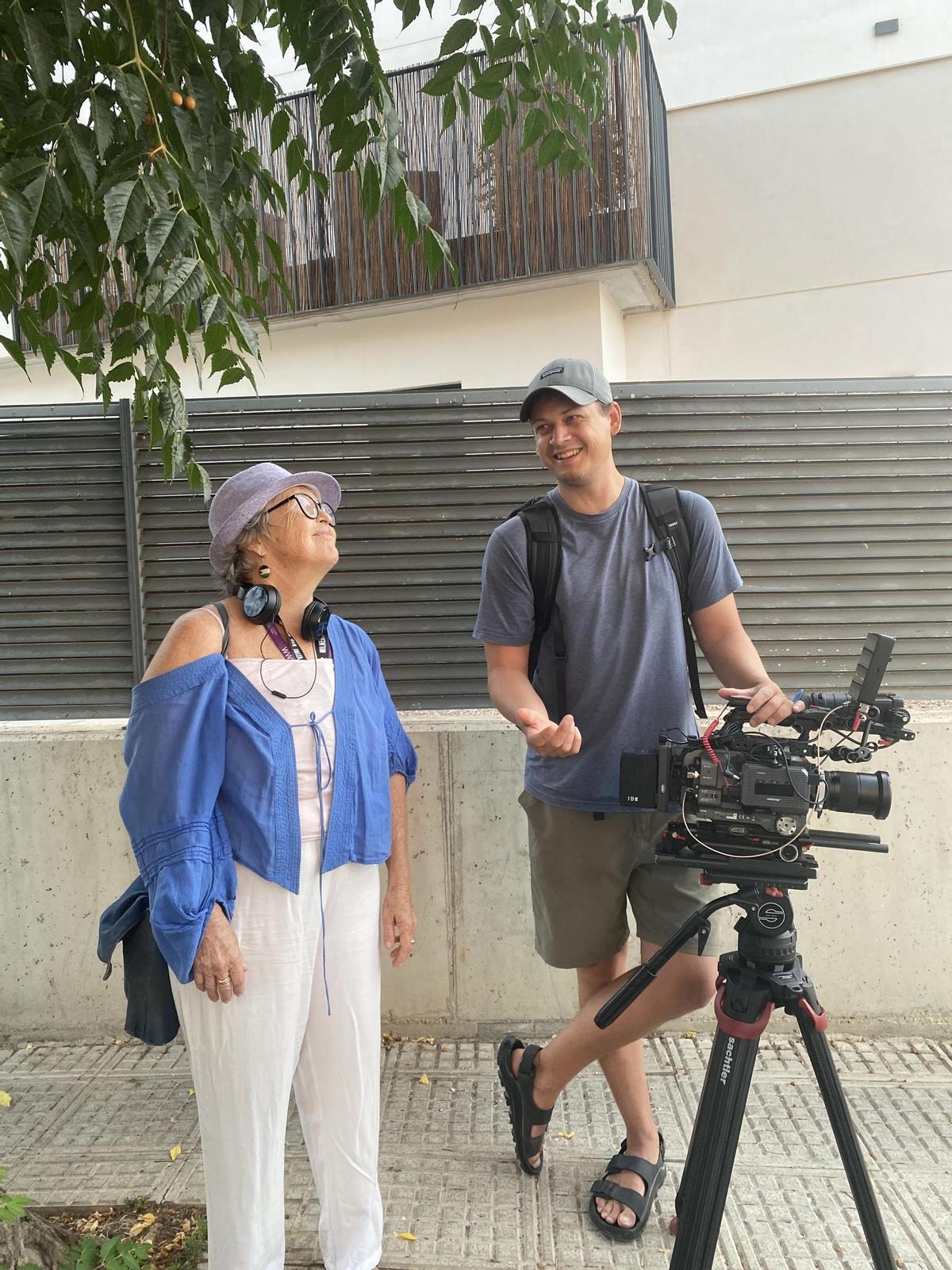 Karen Killeen,  investigadora; y Jeroen Klokgieters, director de fotografía.