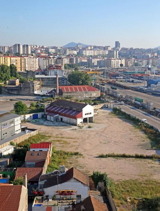 Vista del almacén de Progeco // Marta G. Brea