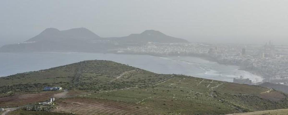 LAS PALMAS DE GRAN CANARIA. Calima en Las Palmas de Gran Canaria.