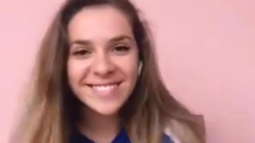 Captura del vídeo de Adriana Tavío.