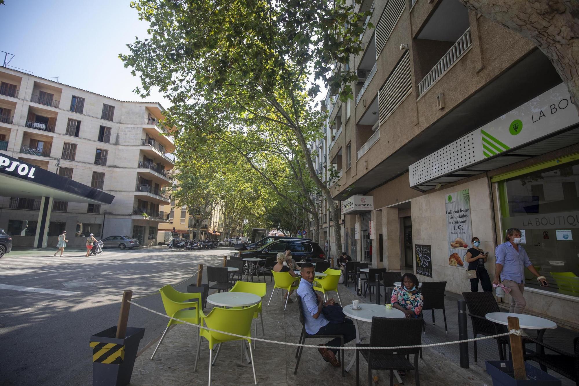 Más de 43.000 palmesanos, el 9,5% de la población, encerrados en sus barrios