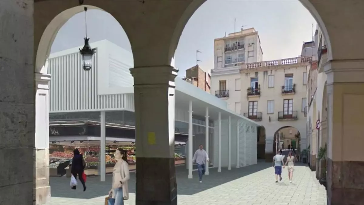 El nuevo mercado de Sant Andreu será transparente y costará 9,5 millones