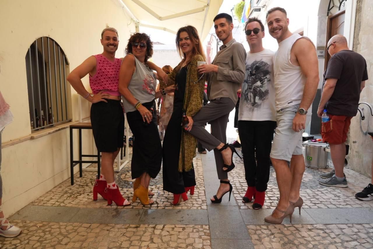 Así ha sido la carrera de tacones en Los Palomos de Badajoz