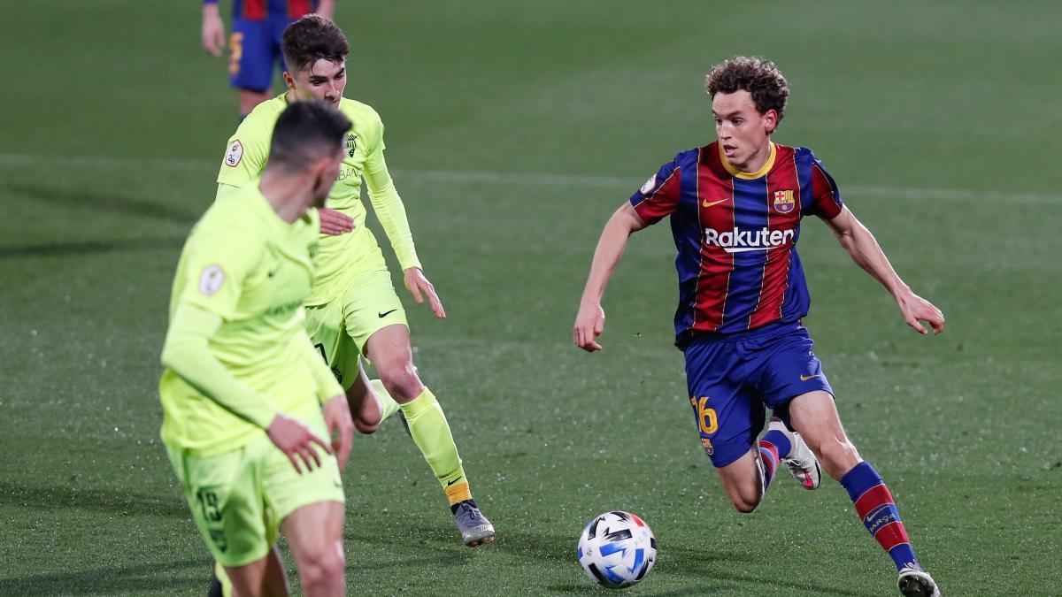 El Barça B pierde a Jandro Orellana durante dos semanas