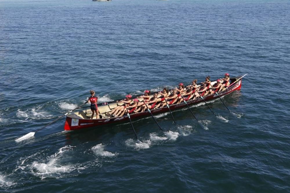 Las imágenes de la Bandera Femenina Concello de Vigo de traineras