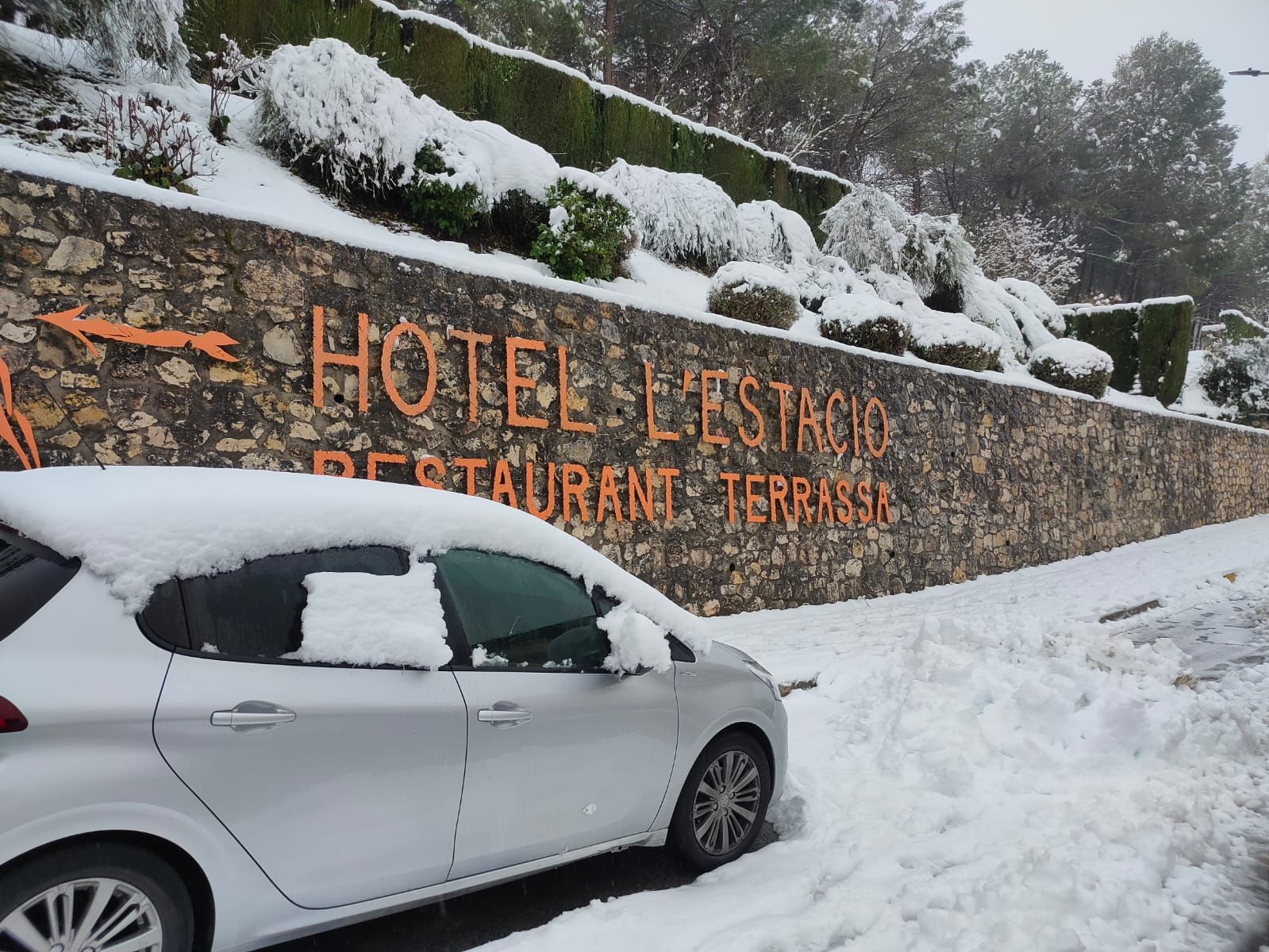 Nieve en Bocairent