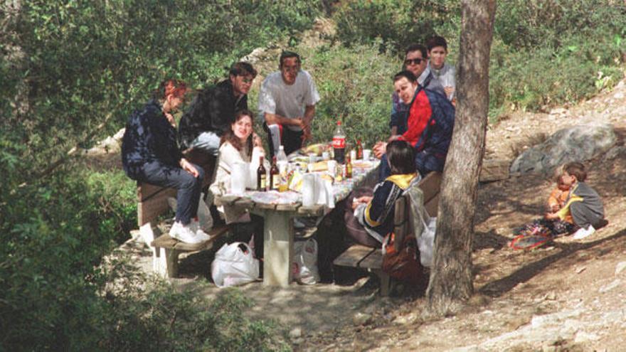 Aprovechar lo que queda de las &#039;torrades&#039; de Sant Antoni y Sant Sebastià en una área recreativa