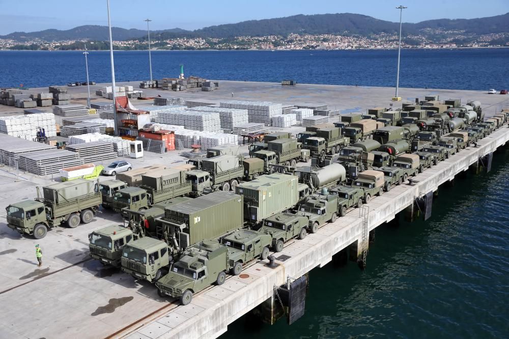 Desfile de acorazados desde Vigo rumbo al Báltico