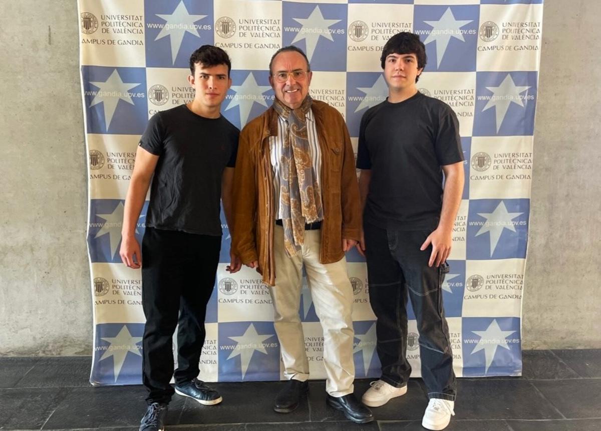 De izquierda a derecha Renato Kafure, José Marín-Roig y Mario Climent.