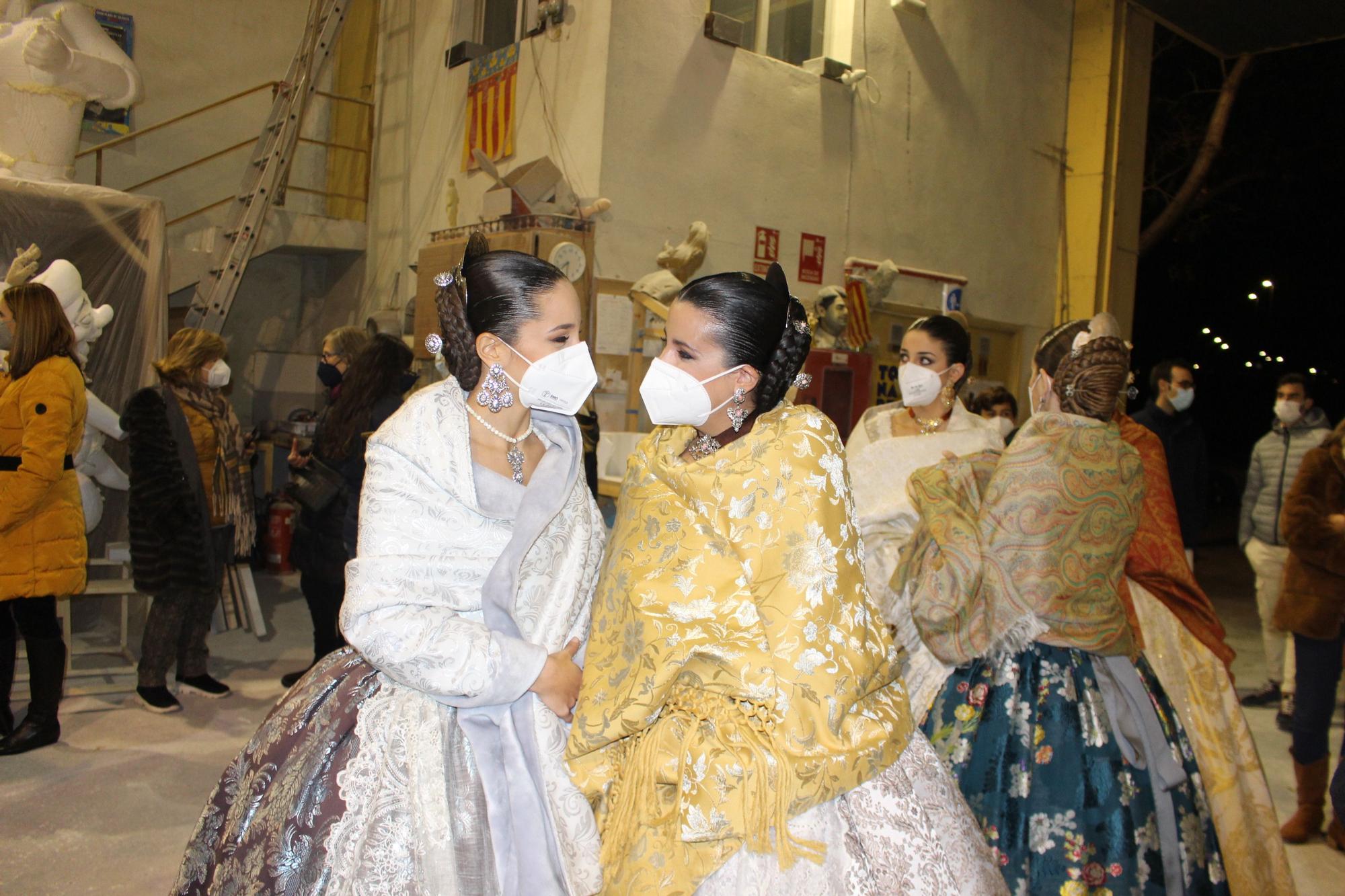 "Clinic" de museo y taller fallero para Carmen, Nerea y las dos cortes