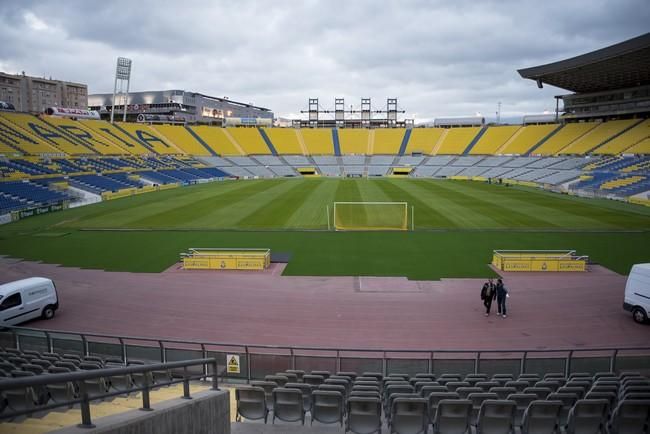 Siguen las obras en el Estadio de Gran Canaria