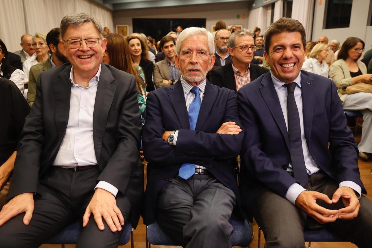 Ximo Puig, Joan Lerma y Carlos Mazón.