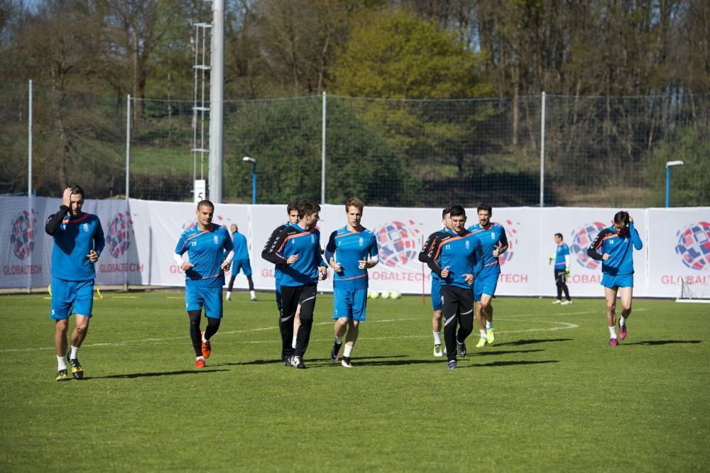 Entrenamiento del Real Oviedo