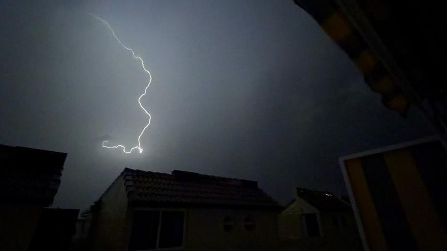 La tormenta eléctrica llega a Tenerife