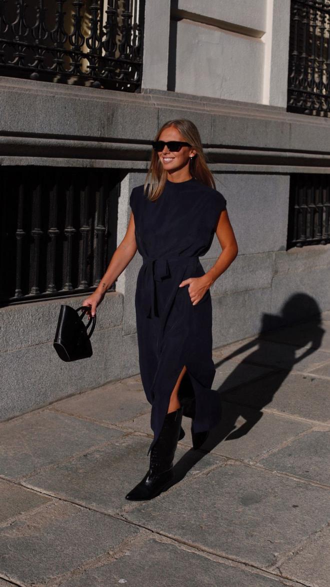 Lucía Bárcena, con vestido de Nada debajo