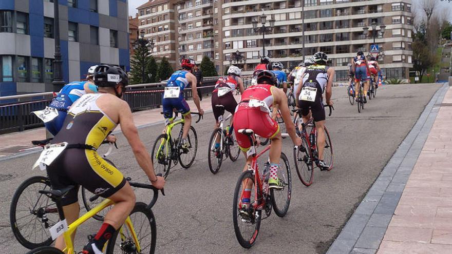 Una imagen del Duatlón Oviedo