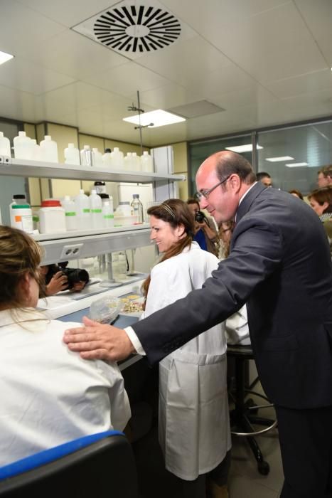 Reunión de Ximo Puig y Pedro Antonio Sánchez en Murcia