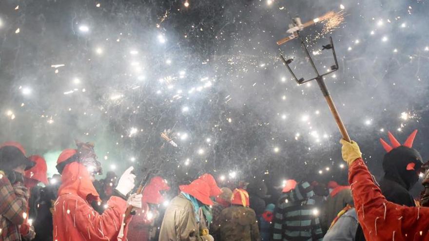 Correfoc de la Festa Major de Manresa.