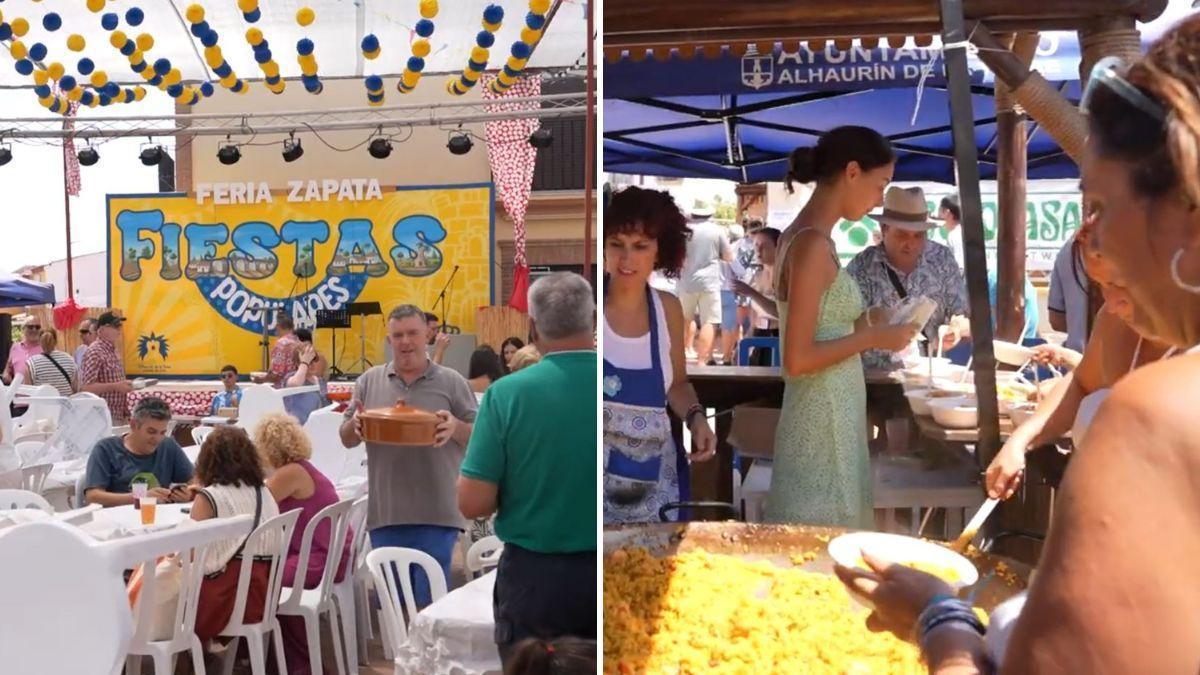 Así celebra la barriada de Zapata, en Alhaurín de la Torre, su tradicional feria