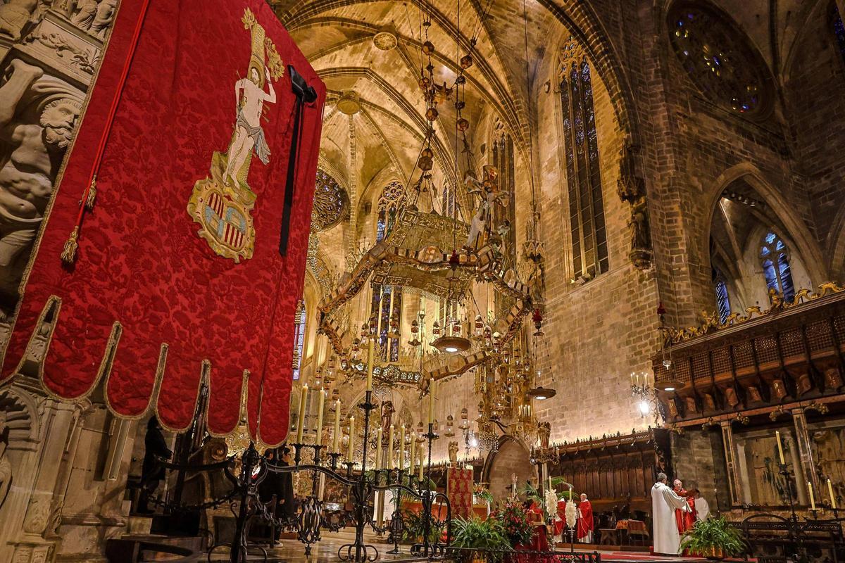 Misa festividad de Sant Sebastià en la Seu